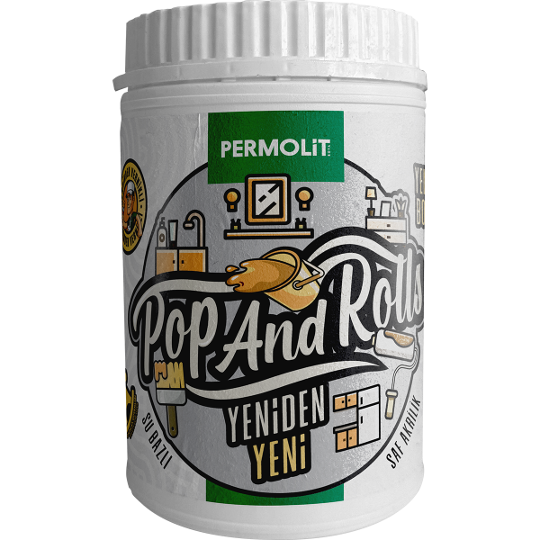 Permolit Pop & Rolls Water-Based Pure Acrylic Renovation Paint